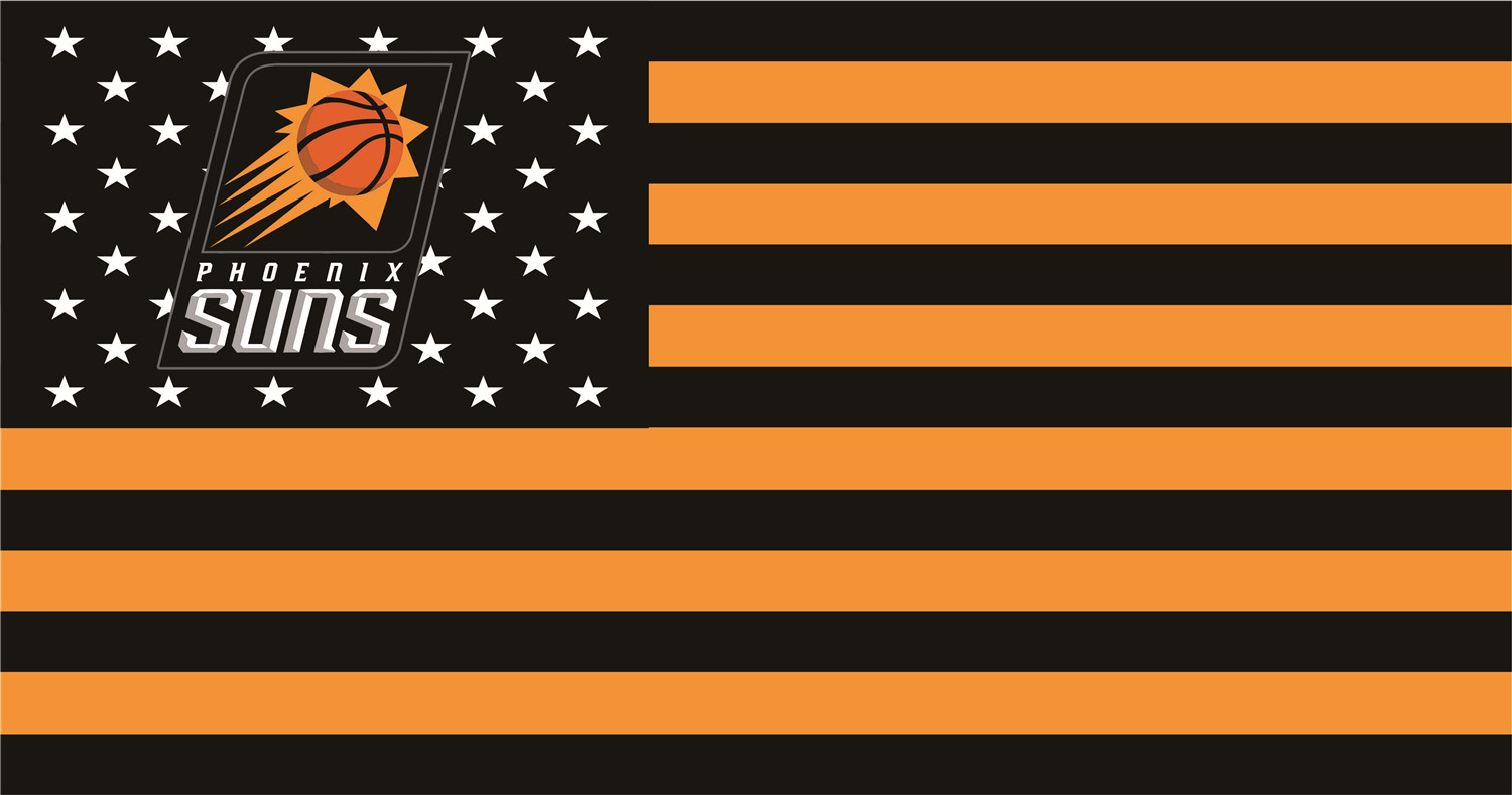 Phoenix Suns Flags fabric transfer